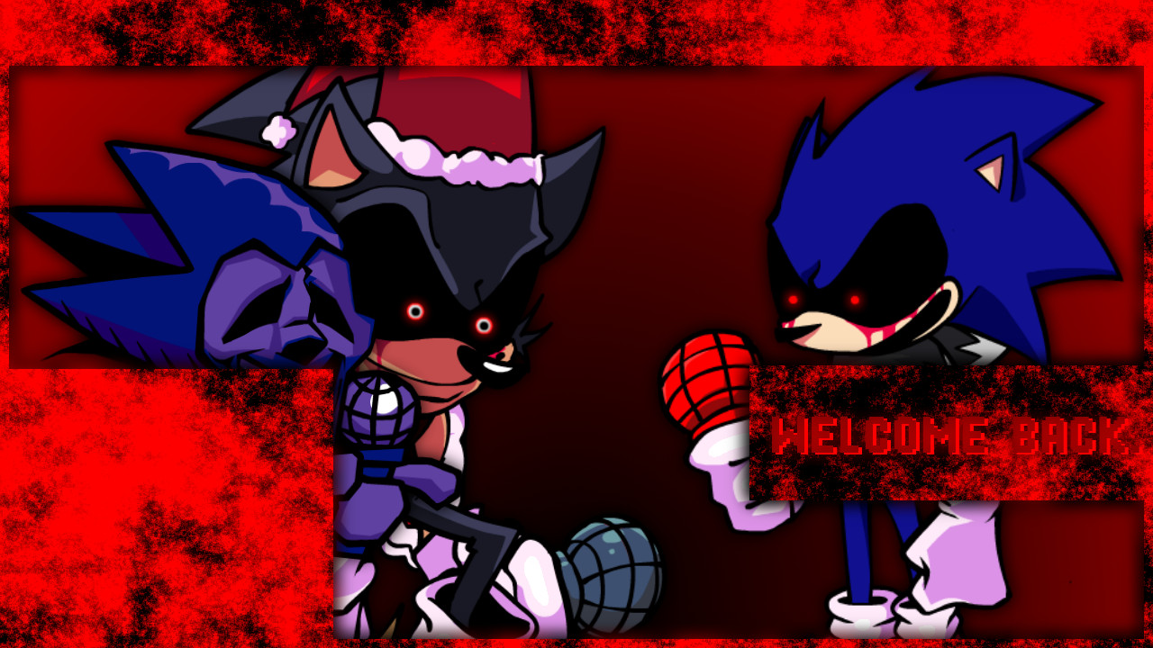old majin sonic and lord x recolors :/ [Friday Night Funkin'] [Mods]