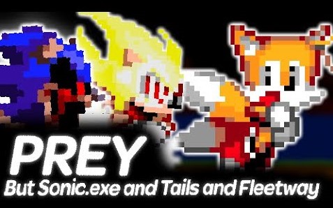 Fleetway Super Sonic and Sonic.exe sing Paralysis [Friday Night Funkin']  [Mods]