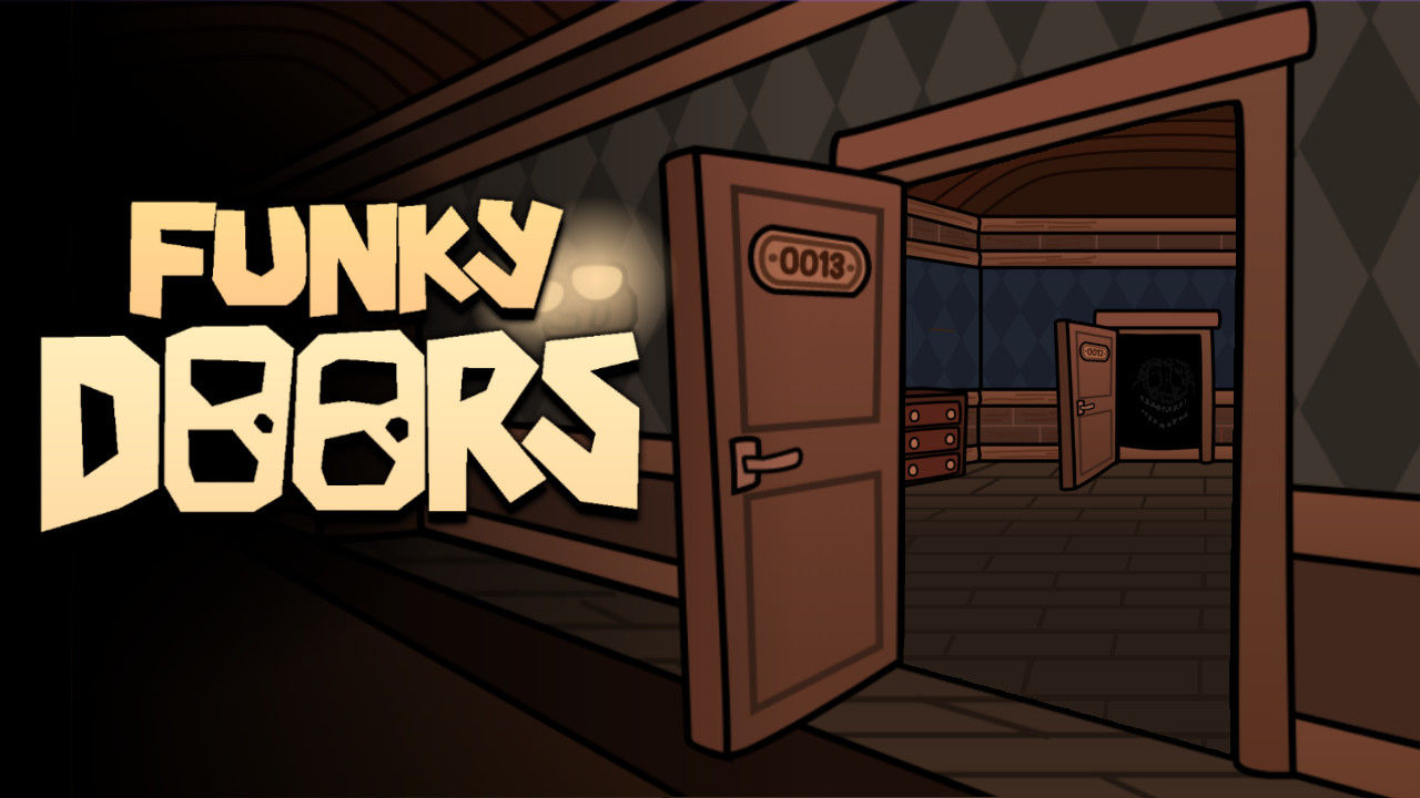 FNF: Funky Doors vs Roblox Doors FNF mod game play online, pc download